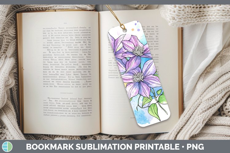 GorgeousWatercolor Bookmark design.