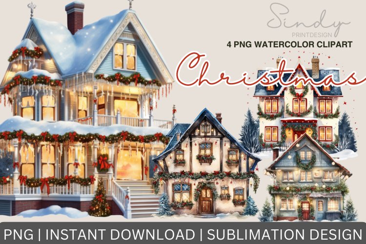 Christmas Scene Clipart Image 4