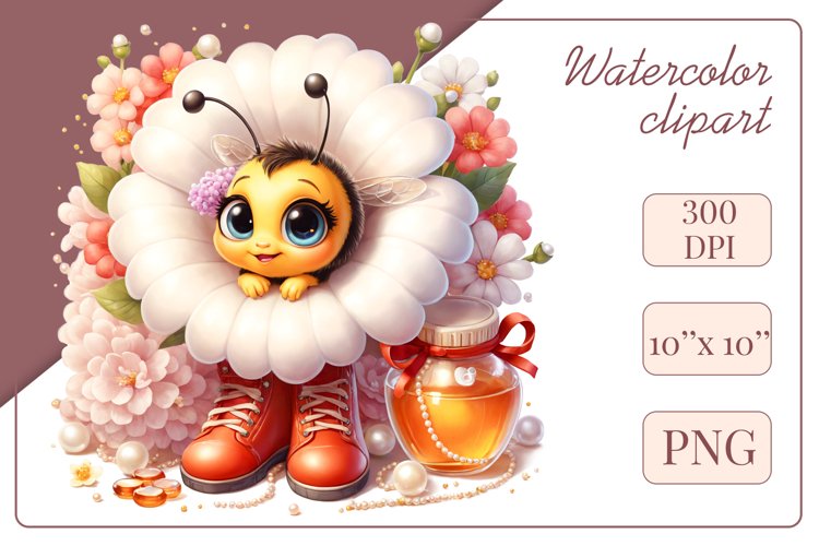 Cute Bee Clipart  Image 8