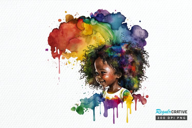 Black Girl Afro Png Image 24