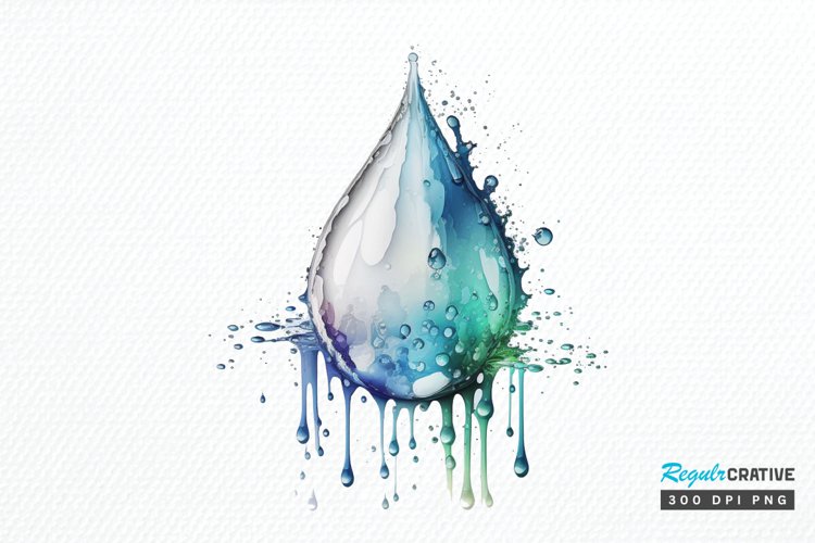 Water Droplet Clipart Image 14