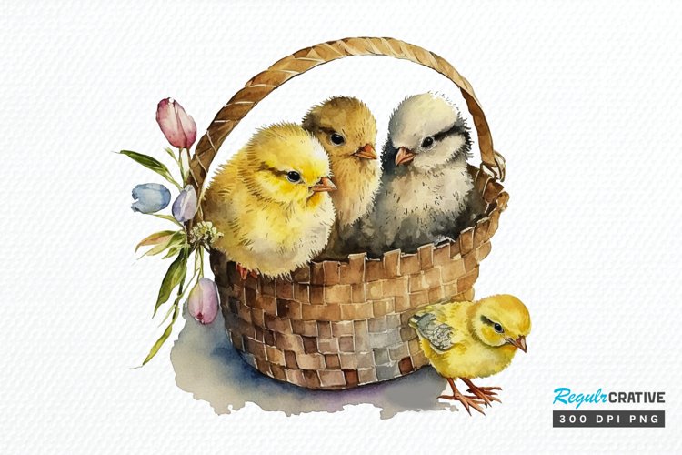 Easter Basket Clipart Image 8