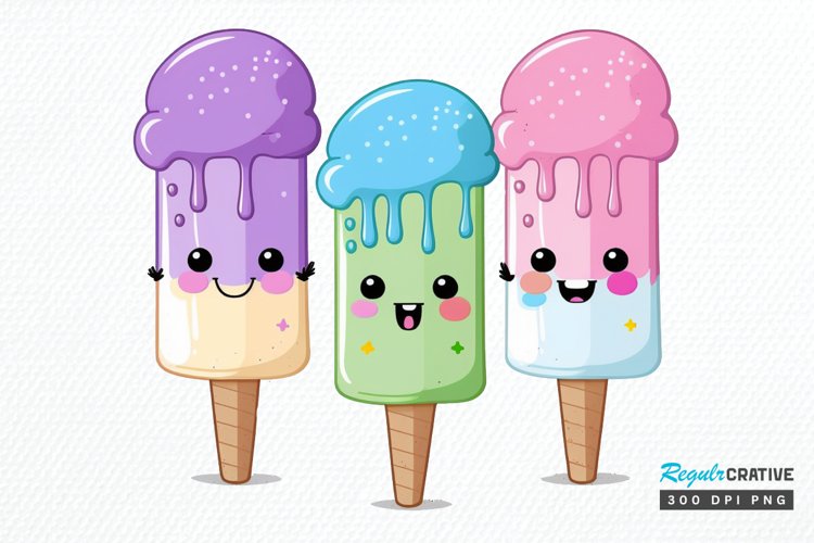 Cute Ice Cream Clipart Image 13