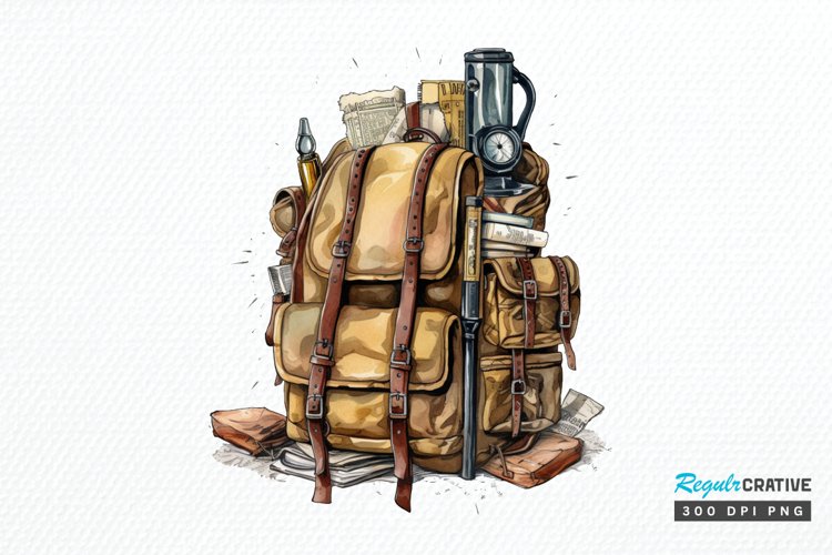 Backpack Clipart Image 3