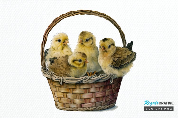 Easter Basket Clipart Image 6