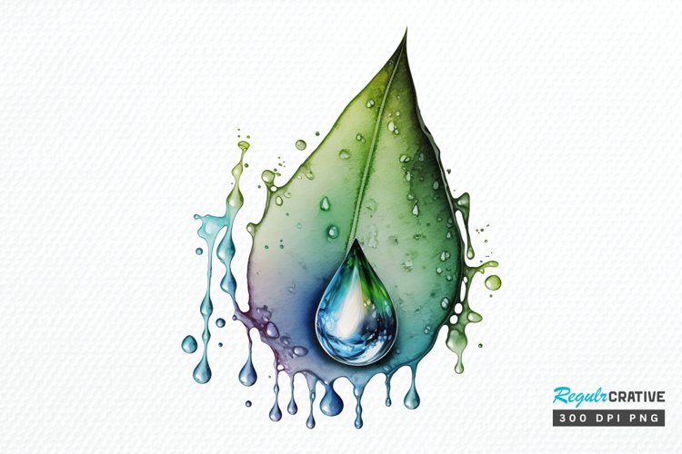 Water Droplet Clipart Image 13