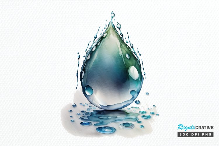 Water Droplet Clipart Image 16