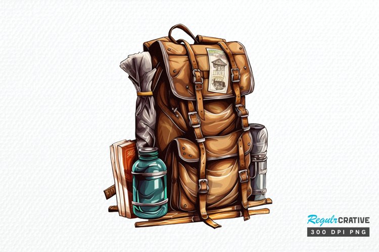 Backpack Clipart Image 23