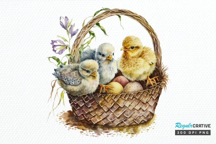 Easter Basket Clipart Image 3