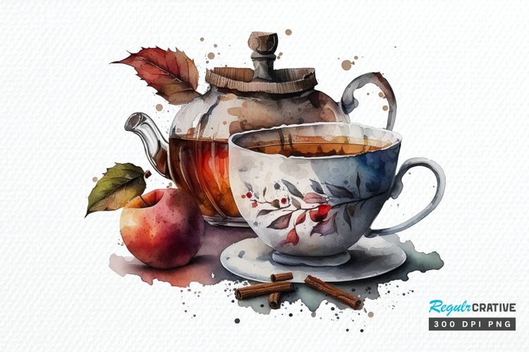 Teapot Clipart Image 23