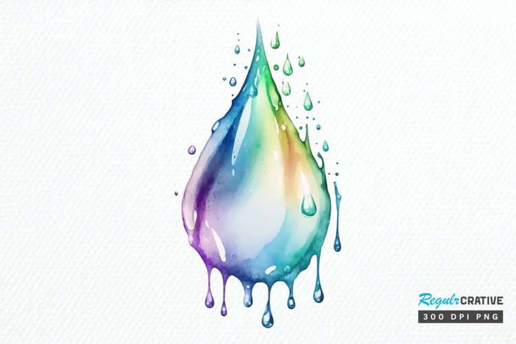 Water Droplet Clipart Image 19