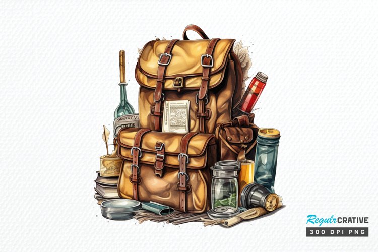 Backpack Clipart Image 24