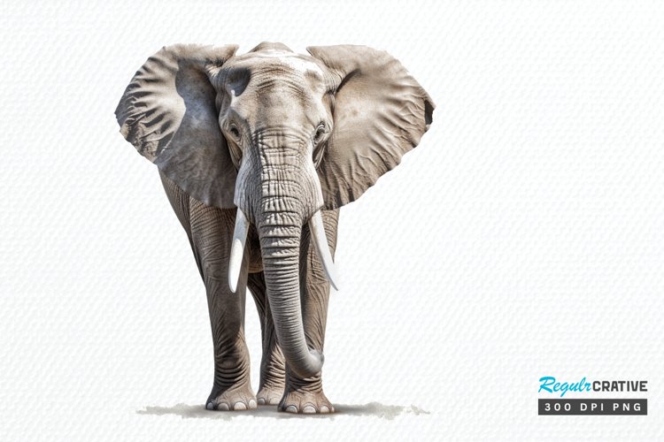 Watercolor Elephant Image 19