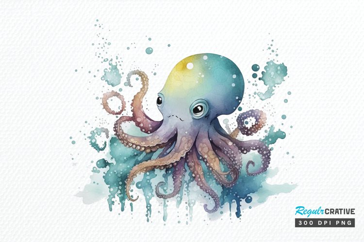 Octopus Clipart Image 24