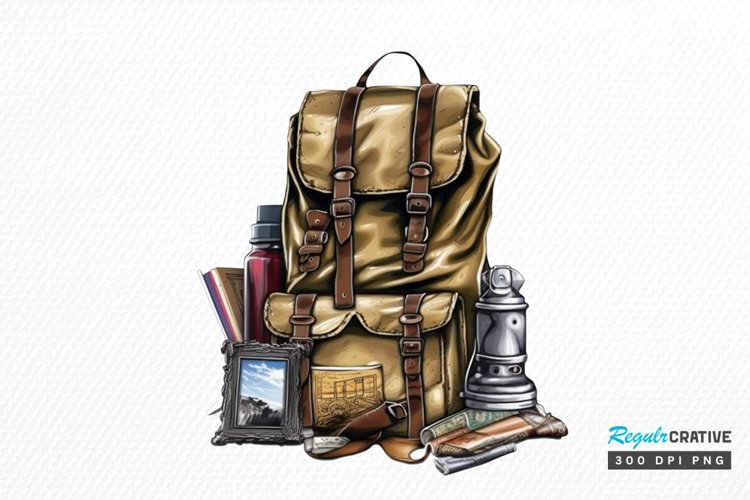 Backpack Clipart Image 16