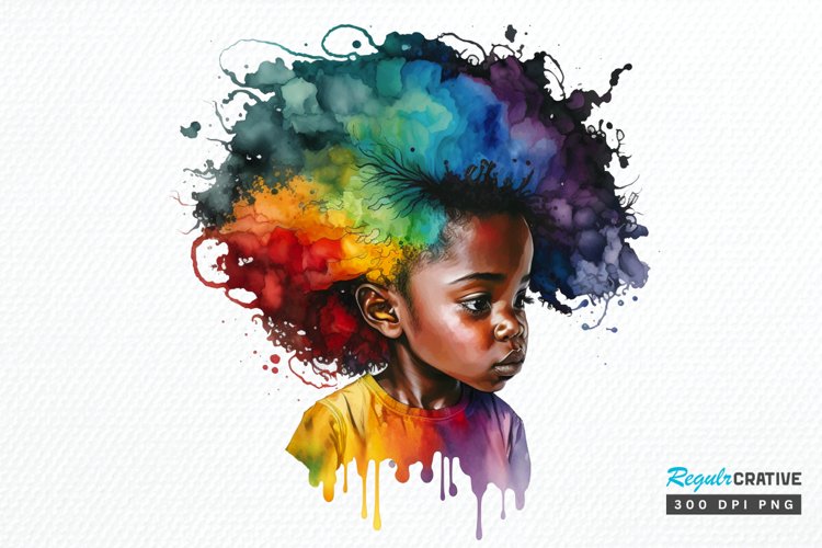 Black Girl Afro Png Image 21