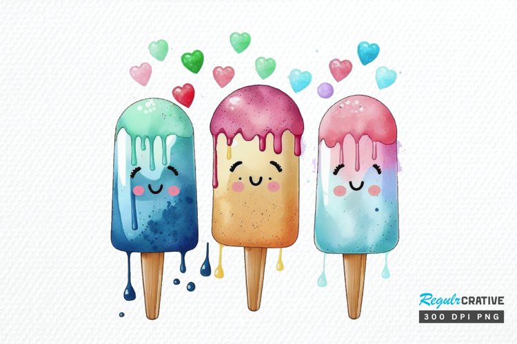 Cute Ice Cream Clipart Image 9