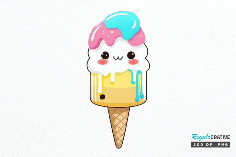 Cute Ice Cream Clipart Image 8