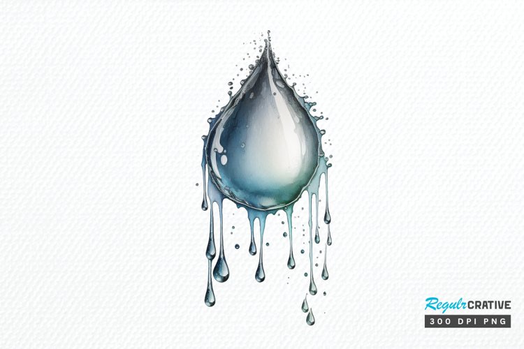 Water Droplet Clipart Image 21