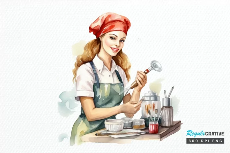 Watercolor Nurse Supplies PNG Clipart