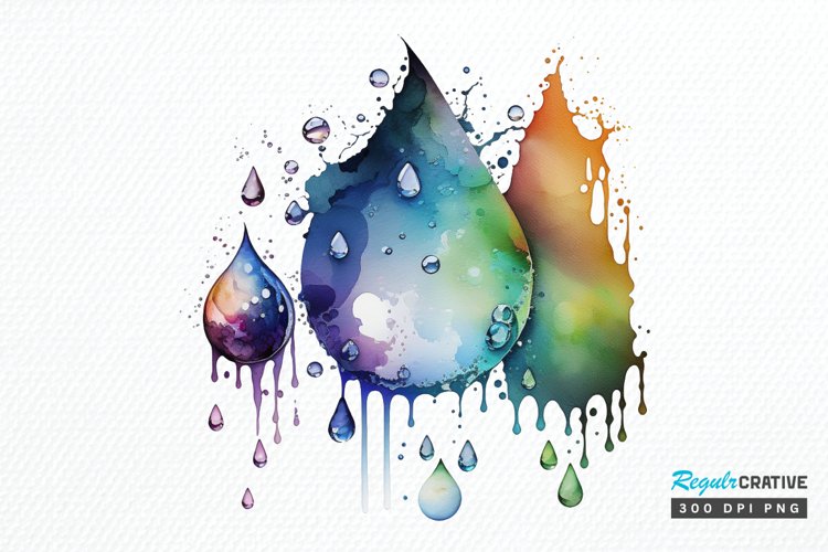 Water Droplet Clipart Image 22