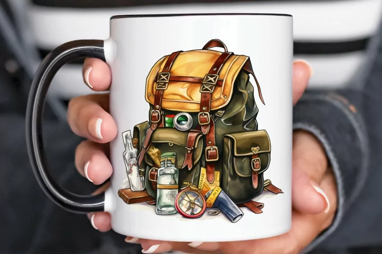 Vintage Backpack PNG Clipart