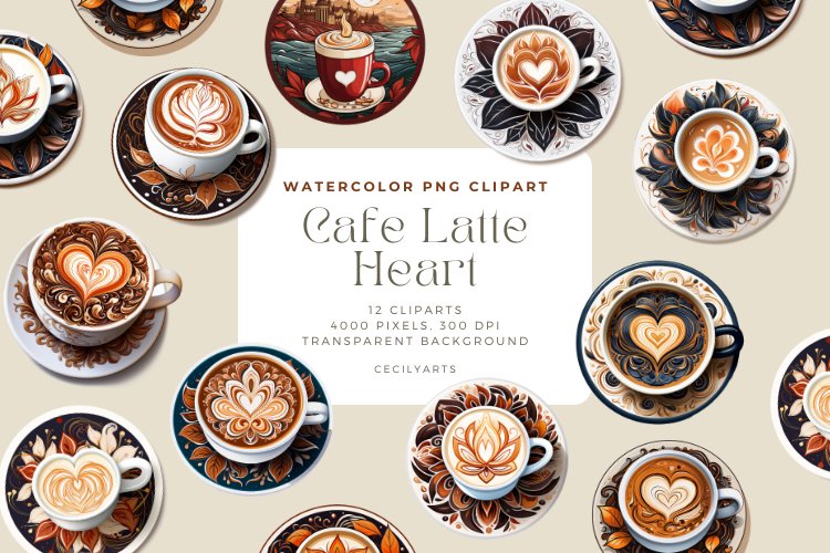 Latte Clipart Image 3