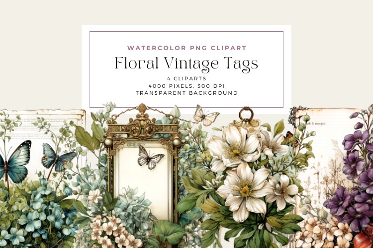 Watercolor Flower Clipart Image 9