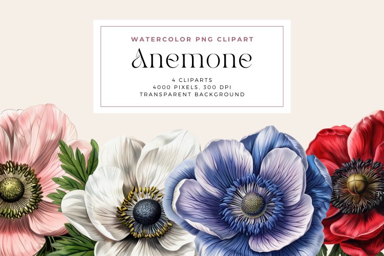 Watercolor Flower Vector Image 12