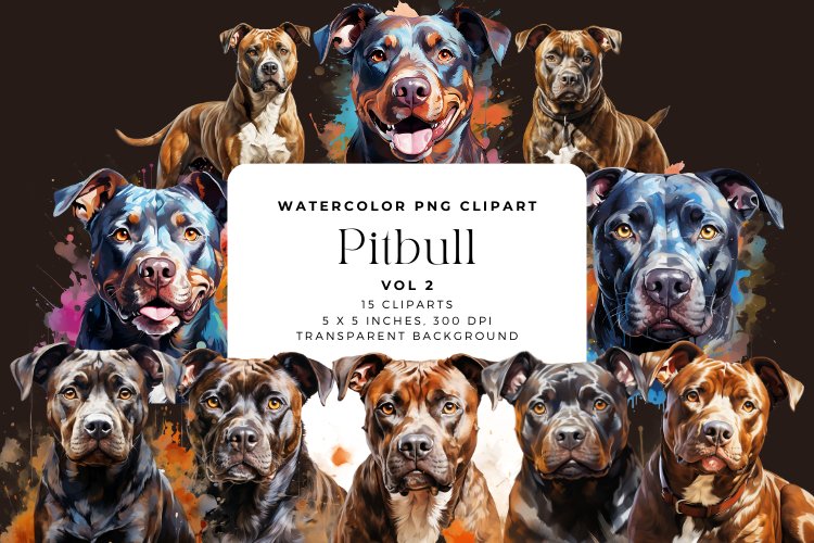 Pitbull Clipart Image 14