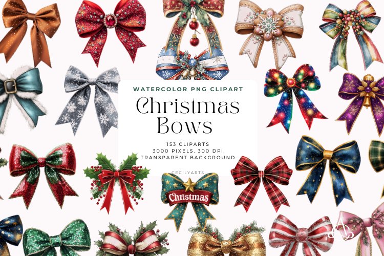 Christmas Bow Clipart Image 18