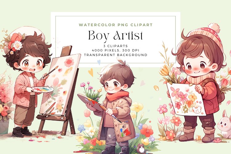 Painter Clipart Image 12