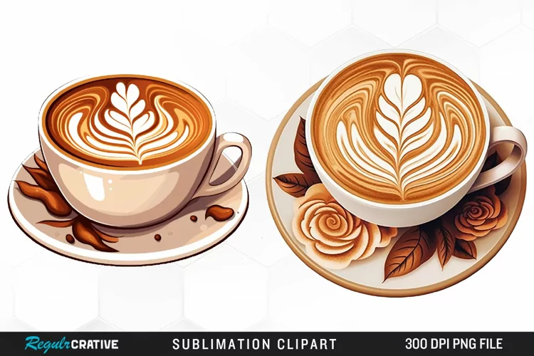 Watercolor Coffee Cup Illustration Clipart