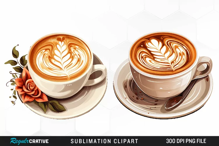 Watercolor Coffee Cup Illustration Clipart