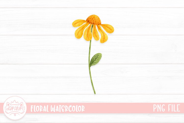Botanical Watercolor Illustration, Floral Watercolor Design example image 1
