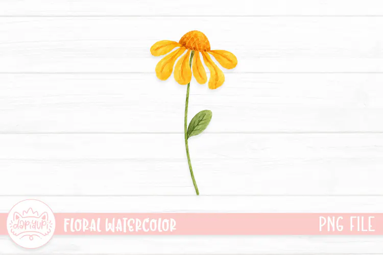 Botanical Watercolor Illustration, Floral Watercolor Design