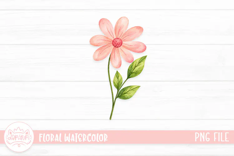 Botanical Watercolor Illustration, Floral Watercolor Design