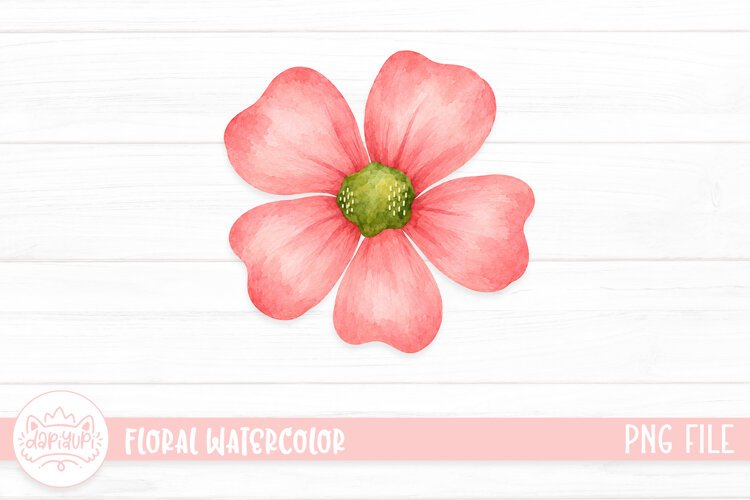 Botanical Watercolor Illustration, Floral Watercolor Design example image 1