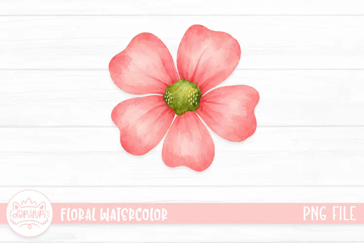 Botanical Watercolor Illustration, Floral Watercolor Design