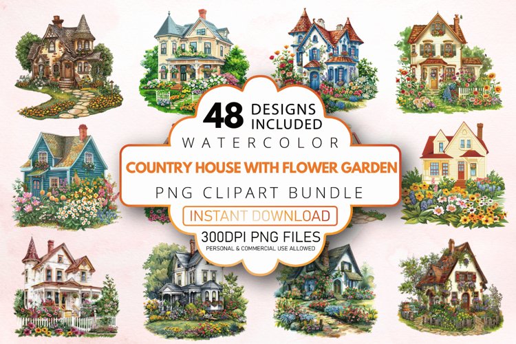 Flower Garden Clipart Image 14