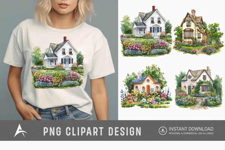 Flower Garden Clipart Image 23