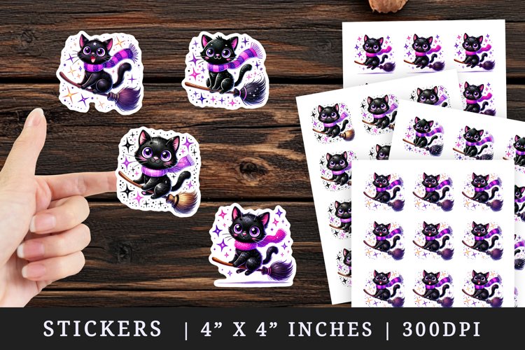 Halloween Clipart Black and White Image 8