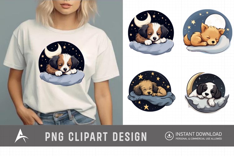 Cute Moon Clipart Image 11