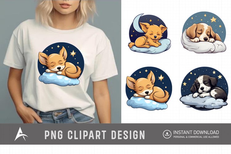 Cute Moon Clipart Image 9