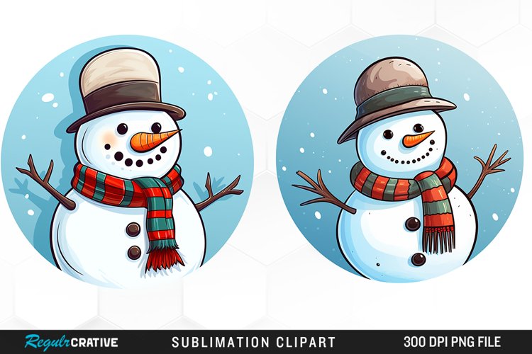 Snowman Illustration Image 14