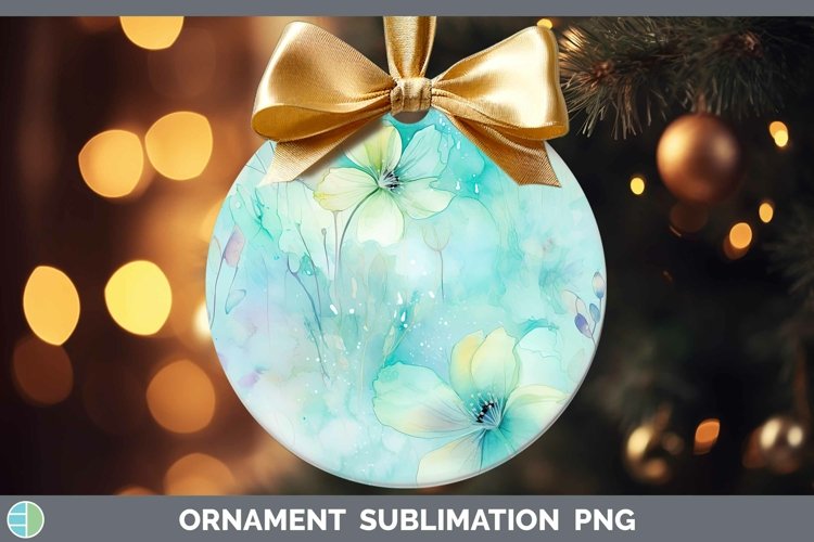 GorgeousWatercolor Ornament design.