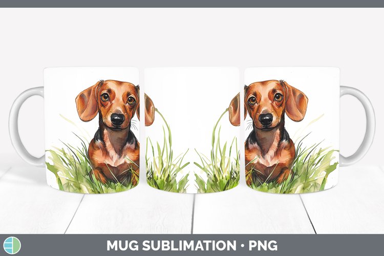 GorgeousWatercolor Mug Wrap design.