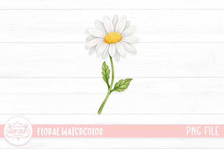 Botanical Watercolor Illustration, Floral Watercolor Design example image 1