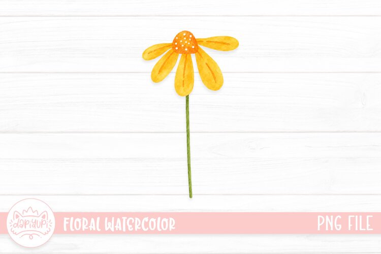 Botanical Watercolor Illustration, Floral Watercolor Design example image 1