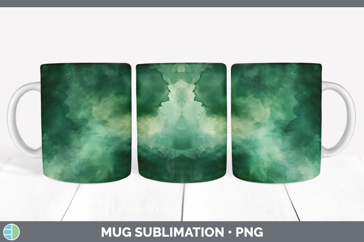 GorgeousWatercolor Mug Wrap design.